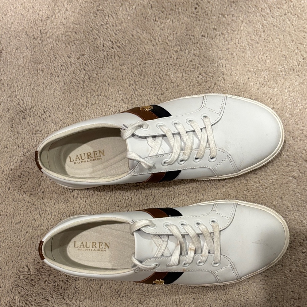 Ralph Lauren White Sneakers